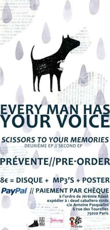 Every man has your voice lance une souscription pour son deuxième Ep